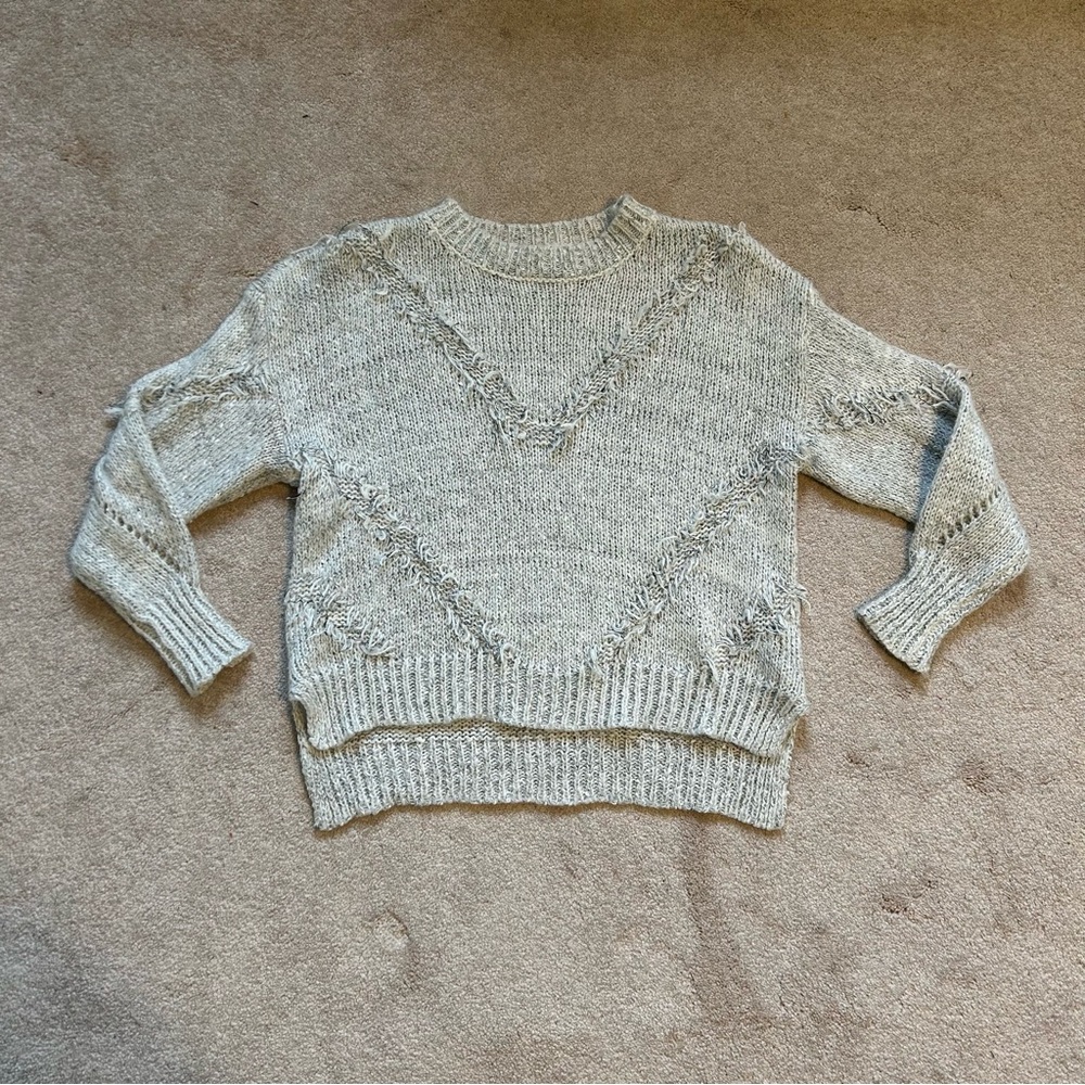 Charlotte Russe Grey Salt and Pepper Sweater